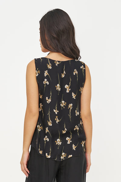 CAMISOLE M. ITALY "BLACK IRIS" (15-67297DGZ)