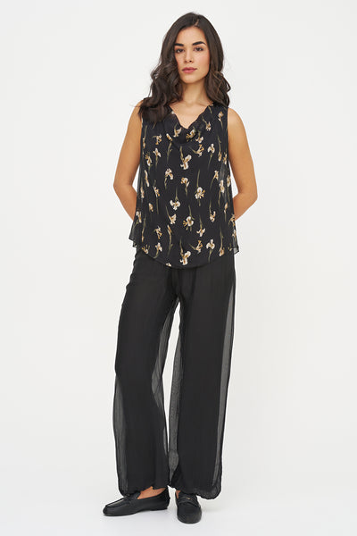 CAMISOLE M. ITALY "BLACK IRIS" (15-67297DGZ)