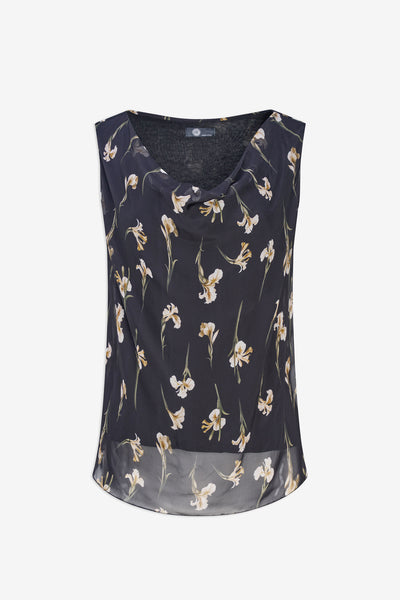 CAMISOLE M. ITALY "BLACK IRIS" (15-67297DGZ)