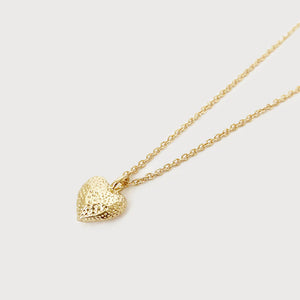 COLLIER CARACOL "COEUR" GOLD (1516)