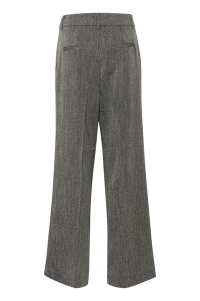 PANTALON KAFFE "JOSIE WIDE" GREY MELANGE