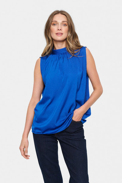 CAMISOLE SAINT-TROPEZ "AILEEN" SURF BLUE