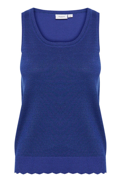 CAMISOLE SAINT-TROPEZ "MILA SHIMMER" SURF BLUE