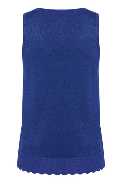 CAMISOLE SAINT-TROPEZ "MILA SHIMMER" SURF BLUE