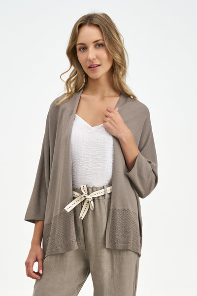 VESTE M. ITALY "TRUFFLE" (17-ALG60Y)