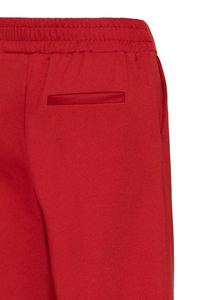 PANTALON ICHI "KATE WIDE LONG" RED DAHLIA