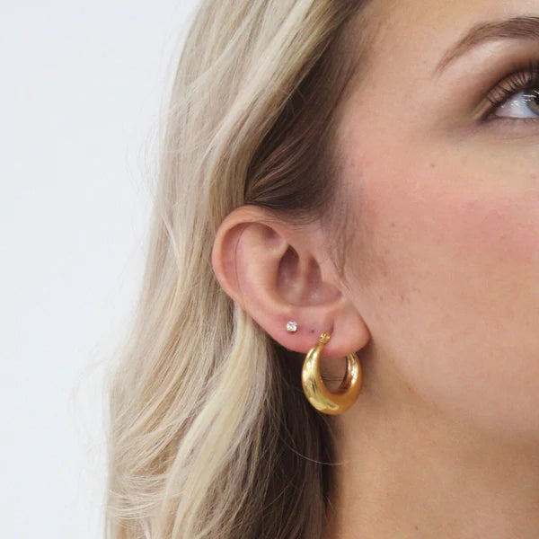 BOUCLES D'OREILLES SUNNY SUNDAY "ANNEAUX ICONIQUES"