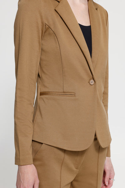 VESTON ICHI "KATE BLAZER" TOASTED COCONUT