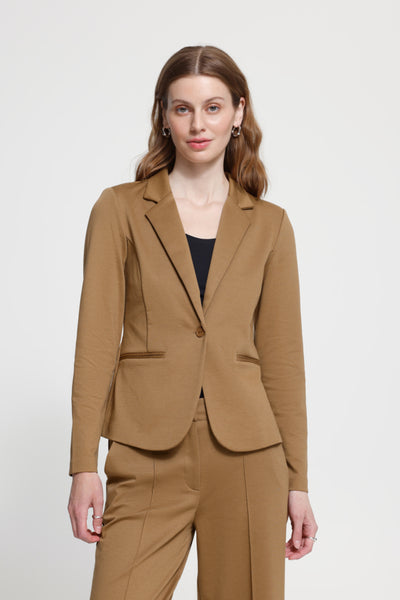 VESTON ICHI "KATE BLAZER" TOASTED COCONUT