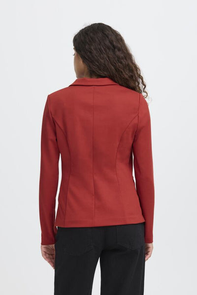 VESTON ICHI "KATE BLAZER" RED DAHLIA