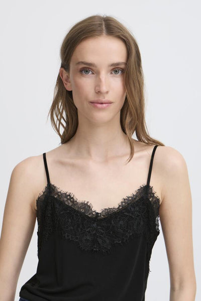 CAMISOLE ICHI "LIKE" BLACK