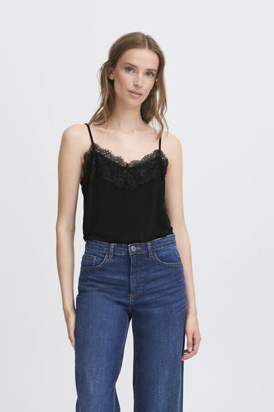 CAMISOLE ICHI "LIKE" BLACK
