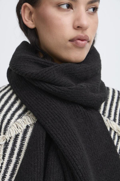 FOULARD ICHI "IVO" LIGHT BLACK