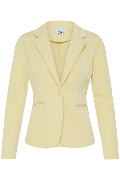 VESTON ICHI "KATE PIQUE BLAZER" MELLOW YELLOW