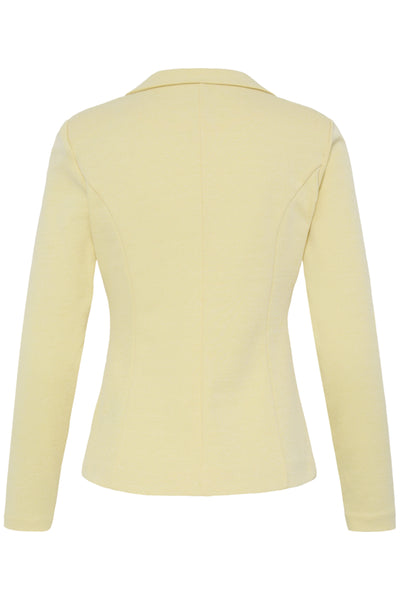 VESTON ICHI "KATE PIQUE BLAZER" MELLOW YELLOW