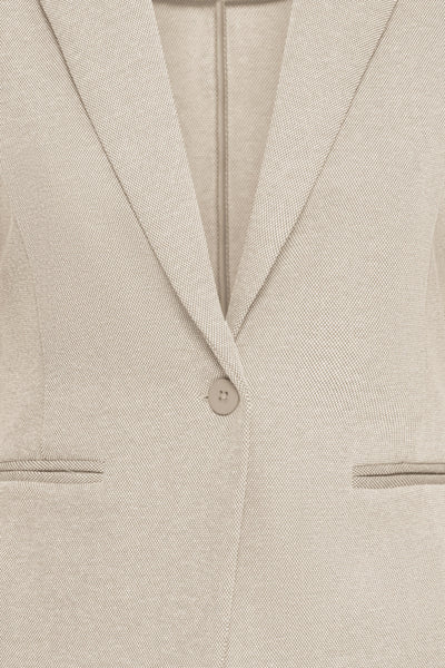 VESTON ICHI "KATE PIQUE BLAZER" SEPIA TINT