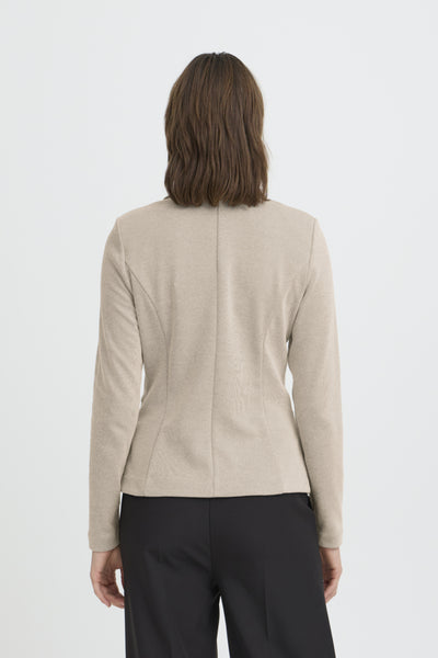 VESTON ICHI "KATE PIQUE BLAZER" SEPIA TINT