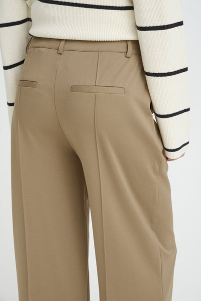 PANTALON ICHI "KATE OFFICE" SEPIA TINT
