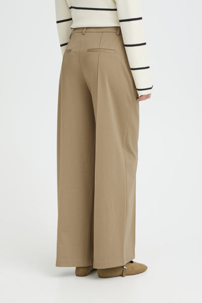 PANTALON ICHI "KATE OFFICE" SEPIA TINT