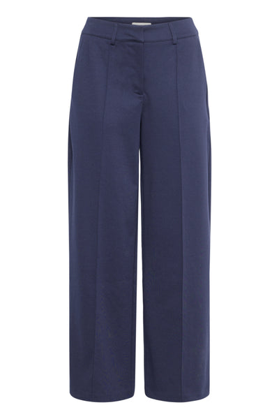 PANTALON ICHI "KATE OFFICE" MARITIME BLUE