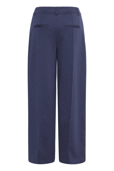 PANTALON ICHI "KATE OFFICE" MARITIME BLUE