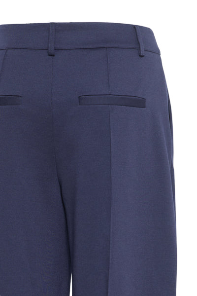 PANTALON ICHI "KATE OFFICE" MARITIME BLUE
