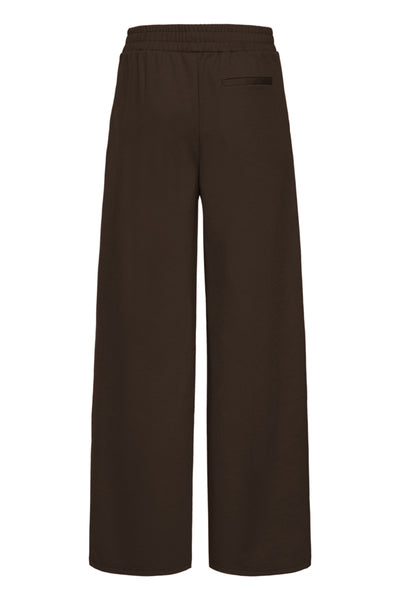 PANTALON ICHI "KATE LONG WIDE" CHOCOLATE TORTE