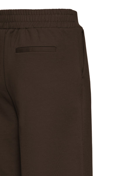PANTALON ICHI "KATE LONG WIDE" CHOCOLATE TORTE