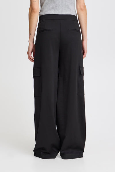 PANTALON ICHI "SIMONSE" BLACK