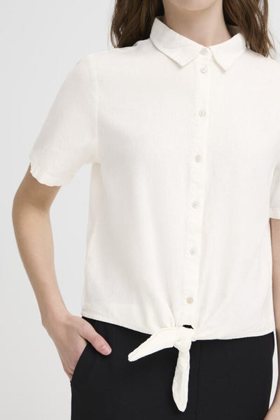 CHEMISE ICHI "LINNO"CLOUD DANCER
