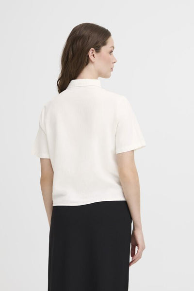 CHEMISE ICHI "LINNO"CLOUD DANCER