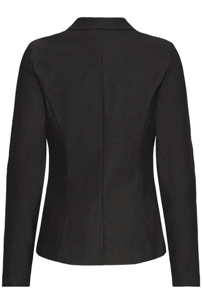 VESTON ICHI "KATE DENIM BLAZER" BLACK