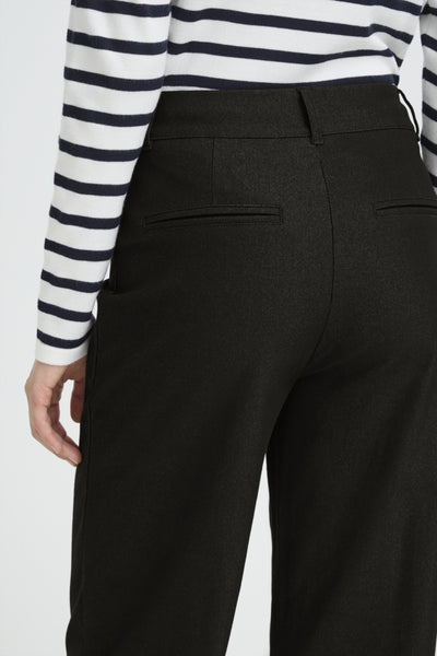 PANTALON ICHI "KATE DENIM" BLACK