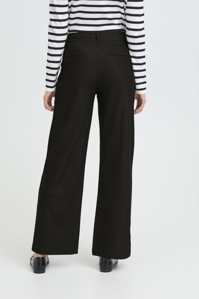 PANTALON ICHI "KATE DENIM" BLACK