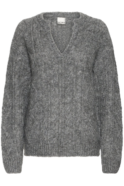 CHANDAIL TRICOT ICHI "BELABLUE" DARK GREY