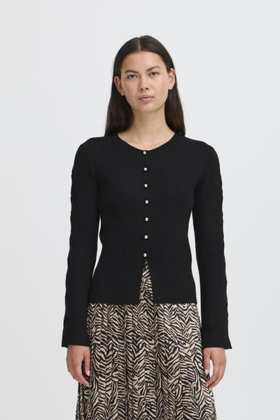 CARDIGAN ICHI "DOLLIS" BLACK