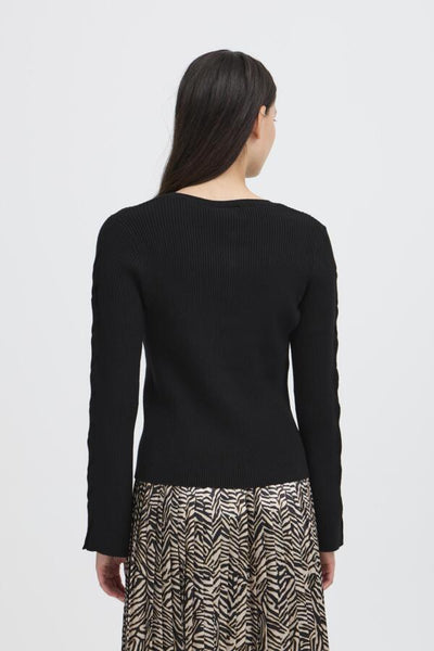 CARDIGAN ICHI "DOLLIS" BLACK