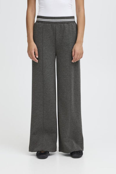 PANTALON ICHI "KATE SPORTY" FORGED IRON