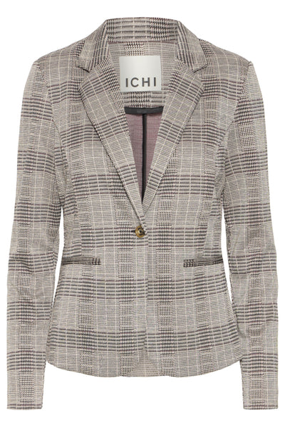 VESTON ICHI "MANSE CHECK" NATURAL