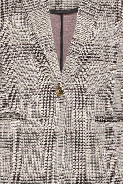 VESTON ICHI "MANSE CHECK" NATURAL