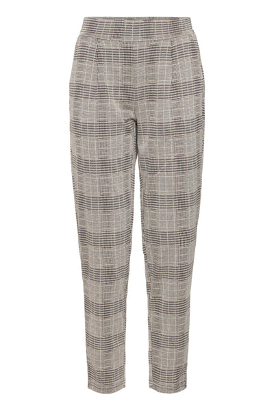 PANTALON ICHI "MANSE CHECK" NATURAL