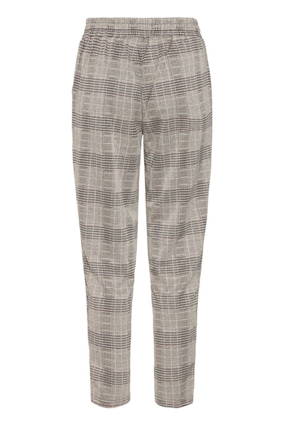 PANTALON ICHI "MANSE CHECK" NATURAL