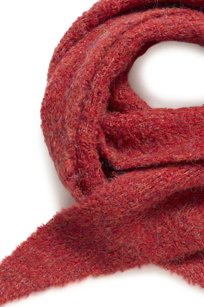 FOULARD ICHI "MAUI" RED DAHLIA