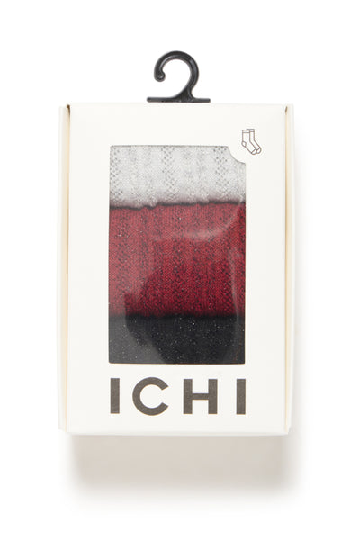 ENSEMBLE DE 3 BAS ICHI "MAGIC" GLITTER