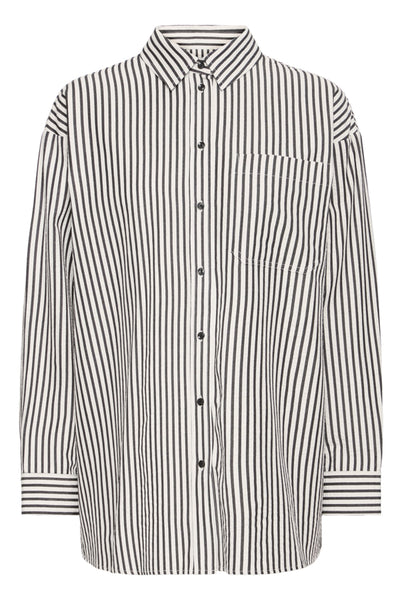 CHEMISE ICHI "ESTRA" BIRCH & WHITE