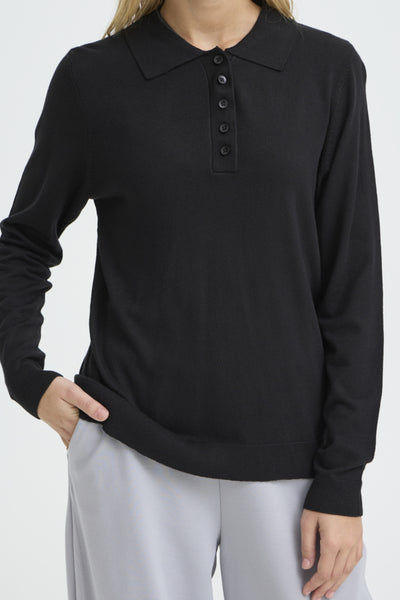 CHANDAIL ICHI "MAFA POLO" BLACK