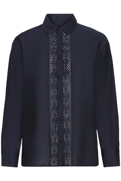 BLOUSE ICHI "LIPPA" TOTAL ECLIPSE