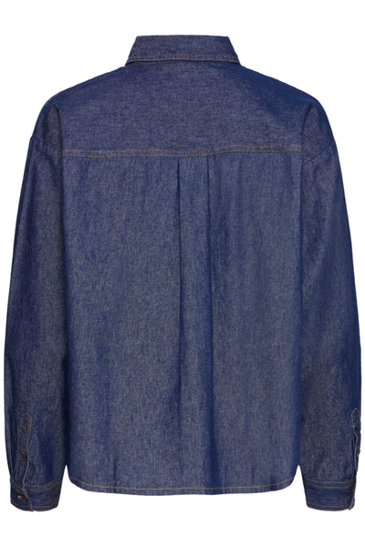 CHEMISE ICHI "ARCHER" DENIM AUTHENTIC BLUE