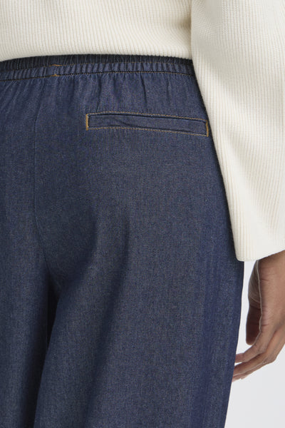 PANTALON ICHI "ARCHER" DENIM AUTHENTIC BLUE