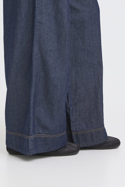 PANTALON ICHI "ARCHER" DENIM AUTHENTIC BLUE